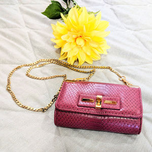 🆕 Burgundy Shoulder Textured Purse